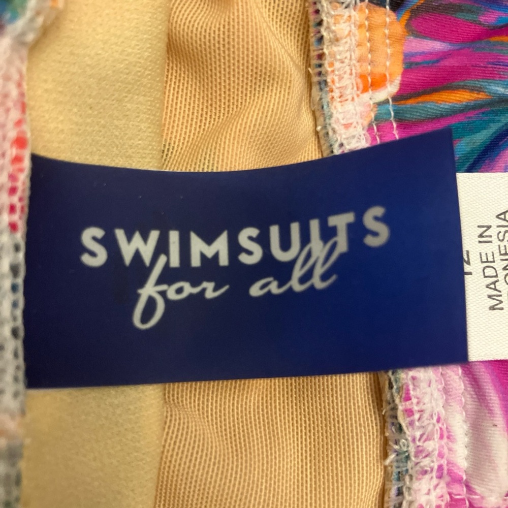 Swimsuits For All Tropical Floral One Piece - Picture 10 of 11